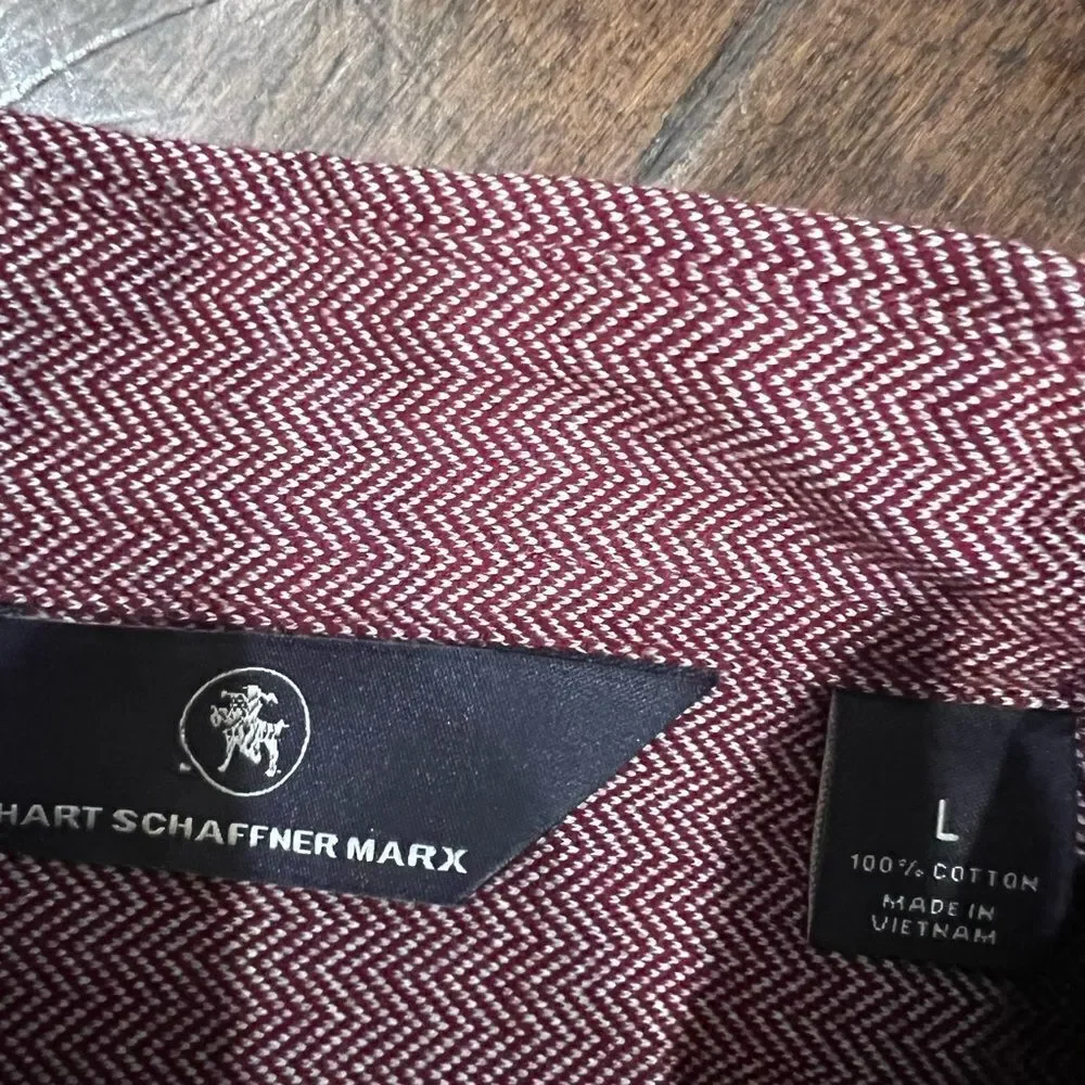 Hart schaffner Marx button down men’s large